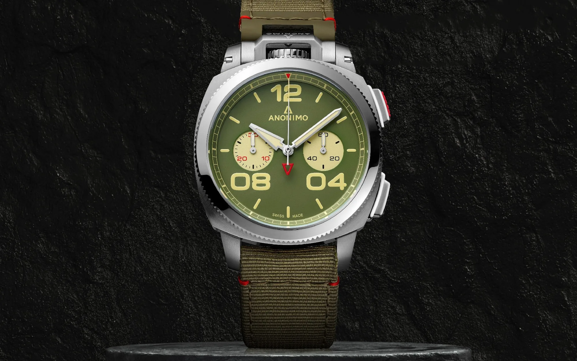 Anonimo militare chrono vintage 4