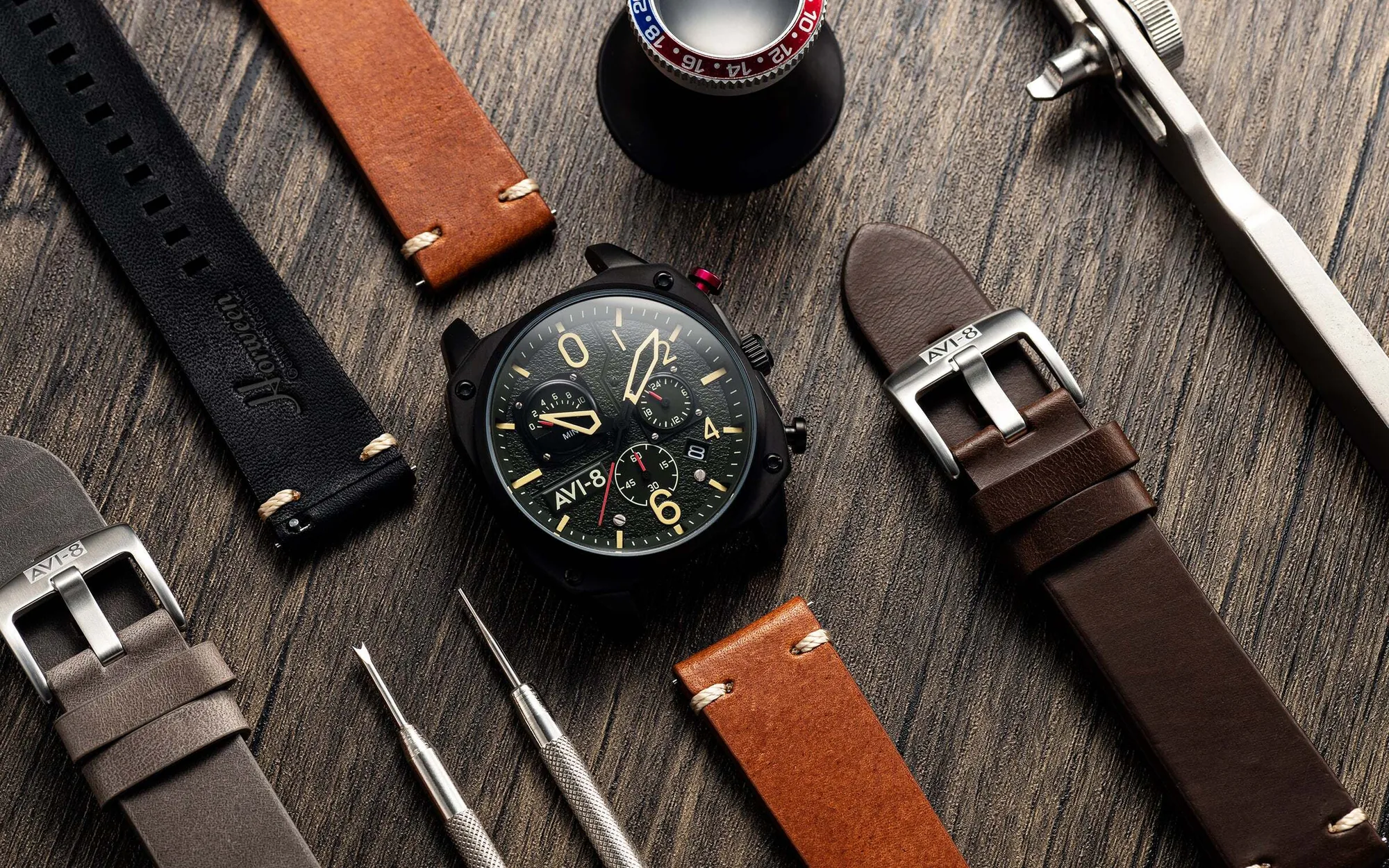 Avi 8 hawker hunter retrograde chronograph 7