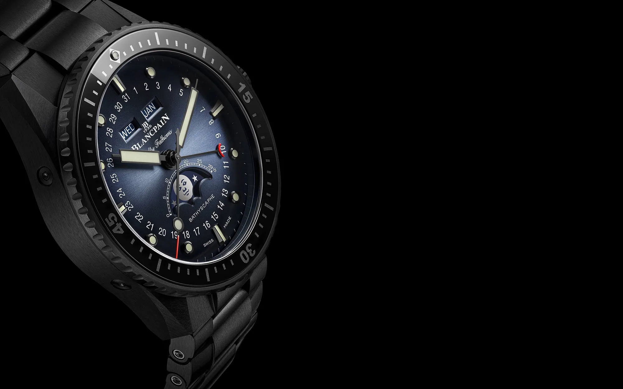 Blancpain bathyscaphe quantieme complet phases de lune 2
