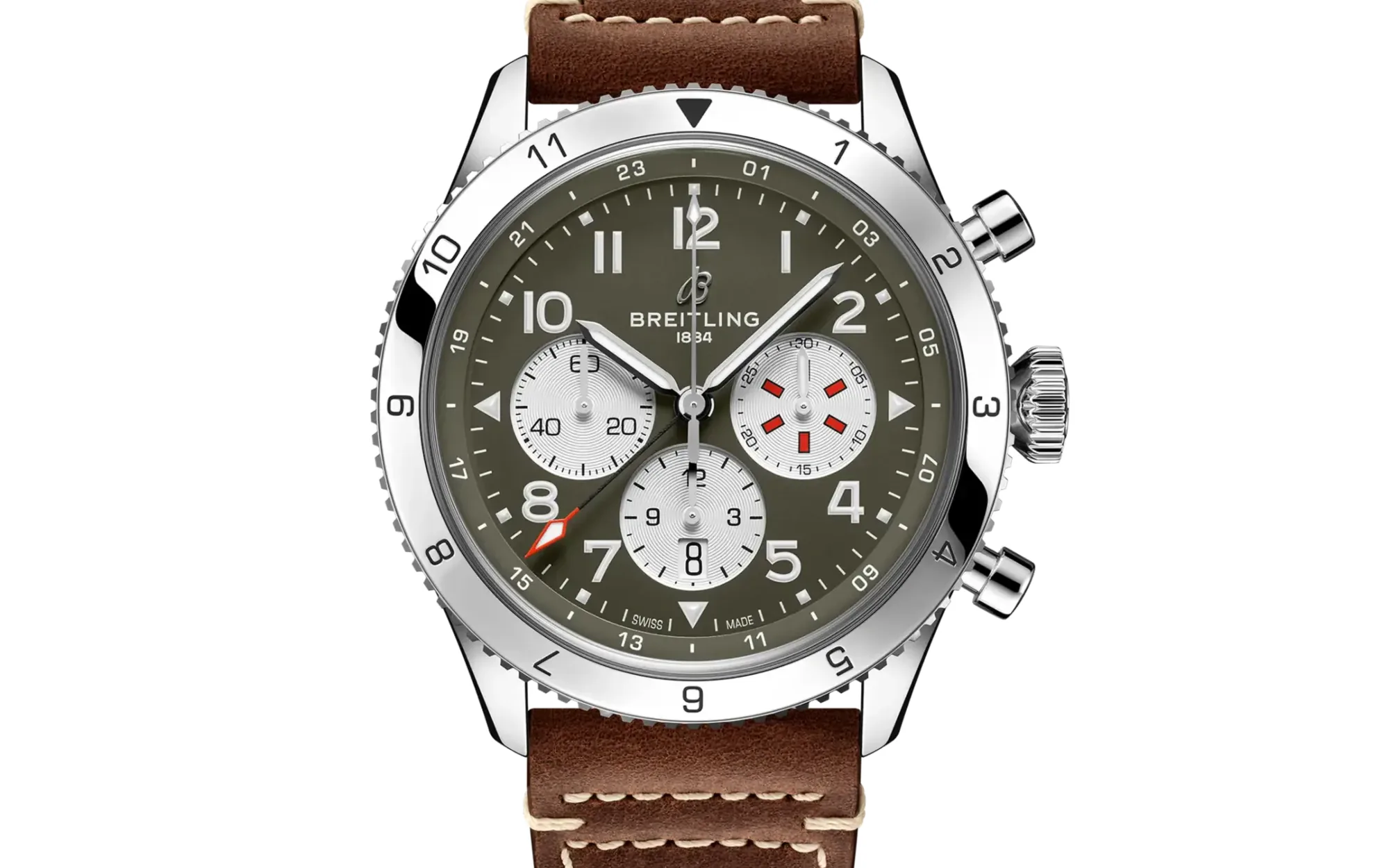 Breitling super avi b04 chronograph gmt 46 curtiss warhawk 4