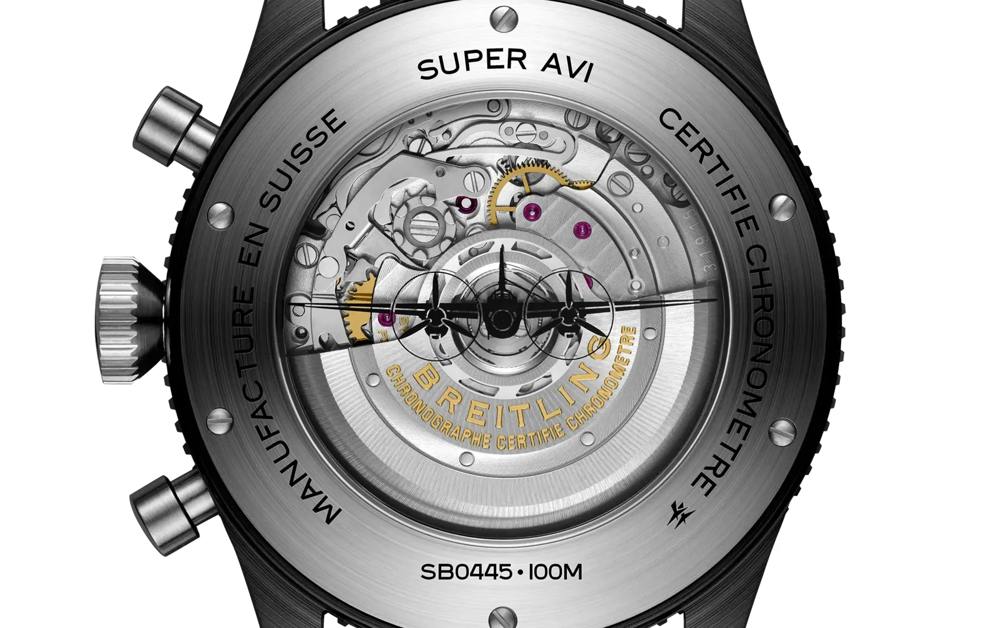 Breitling super avi b04 chronograph gmt 46 mosquito night fighter 1