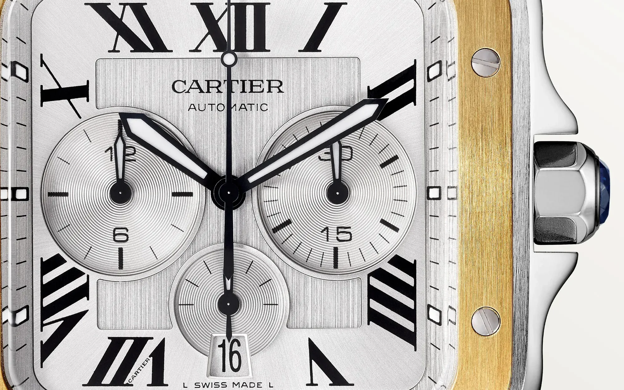 Cartier santos de cartier chronograph 3