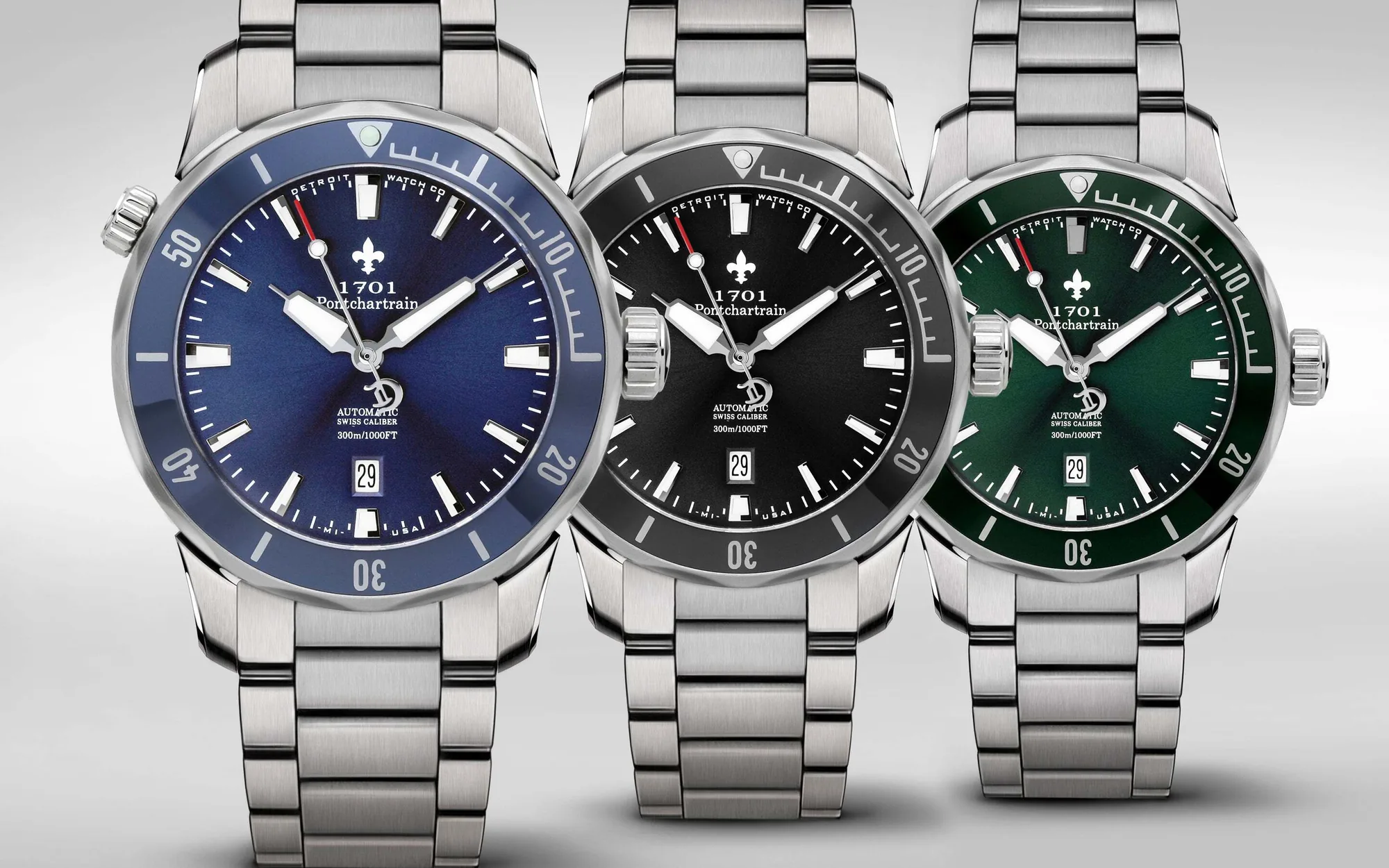 Detroit watch company 1701 pontchartrain great lakes edition diver 13