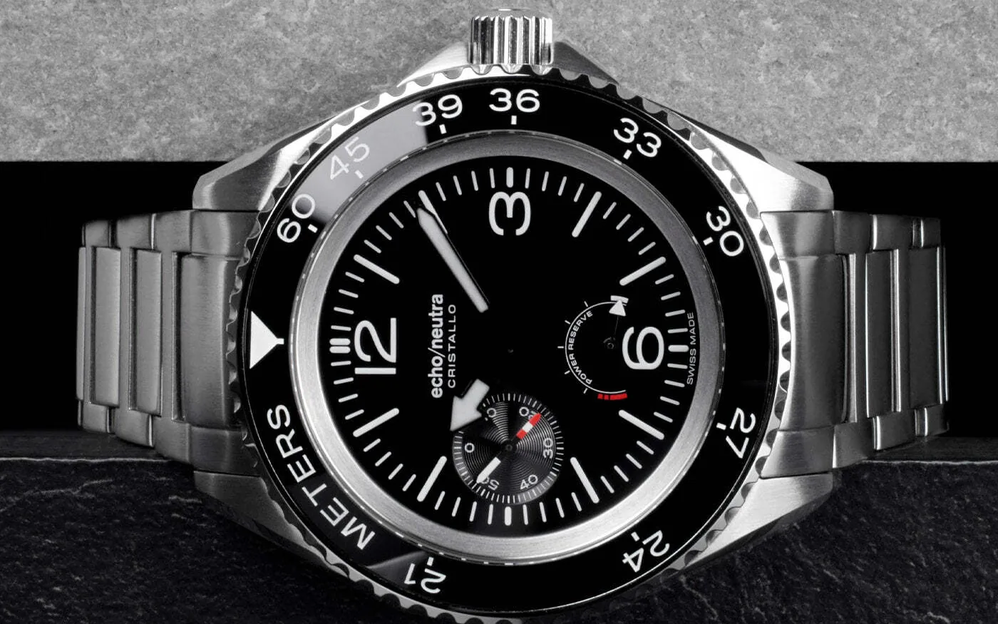 Echo neutra cristallo professional diver black 11