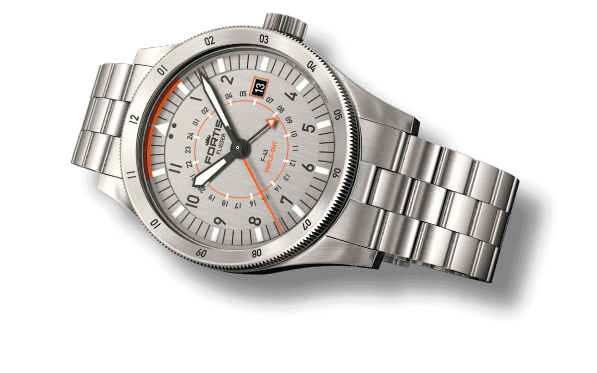 Fortis flieger f 43 triple gmt 11