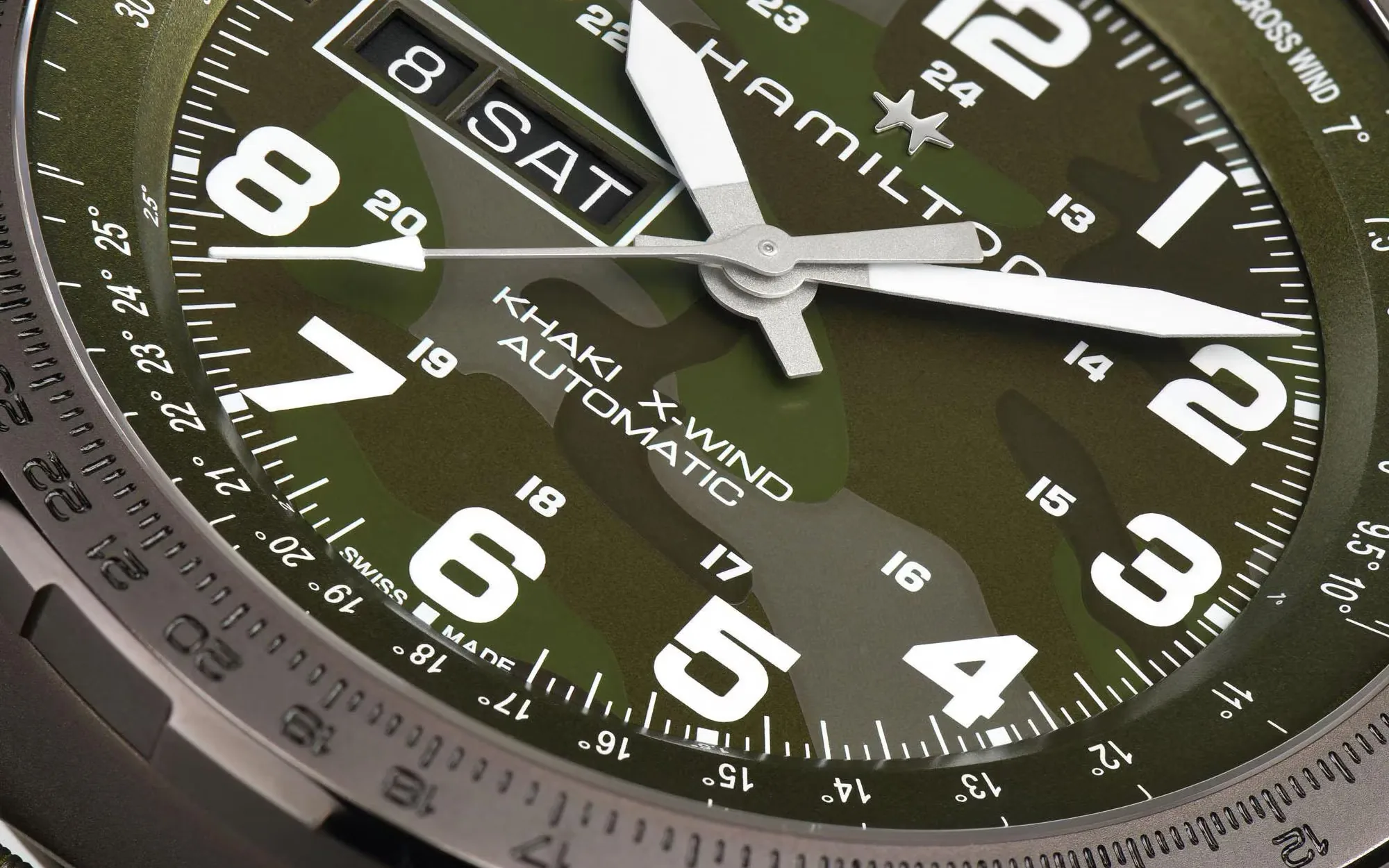 Hamilton khaki aviation x wind day date auto 8