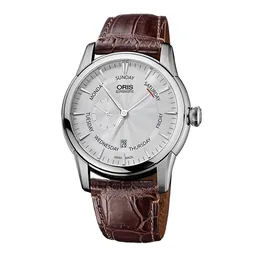Oris - Artelier Small Second, Pointer Day - White Dial