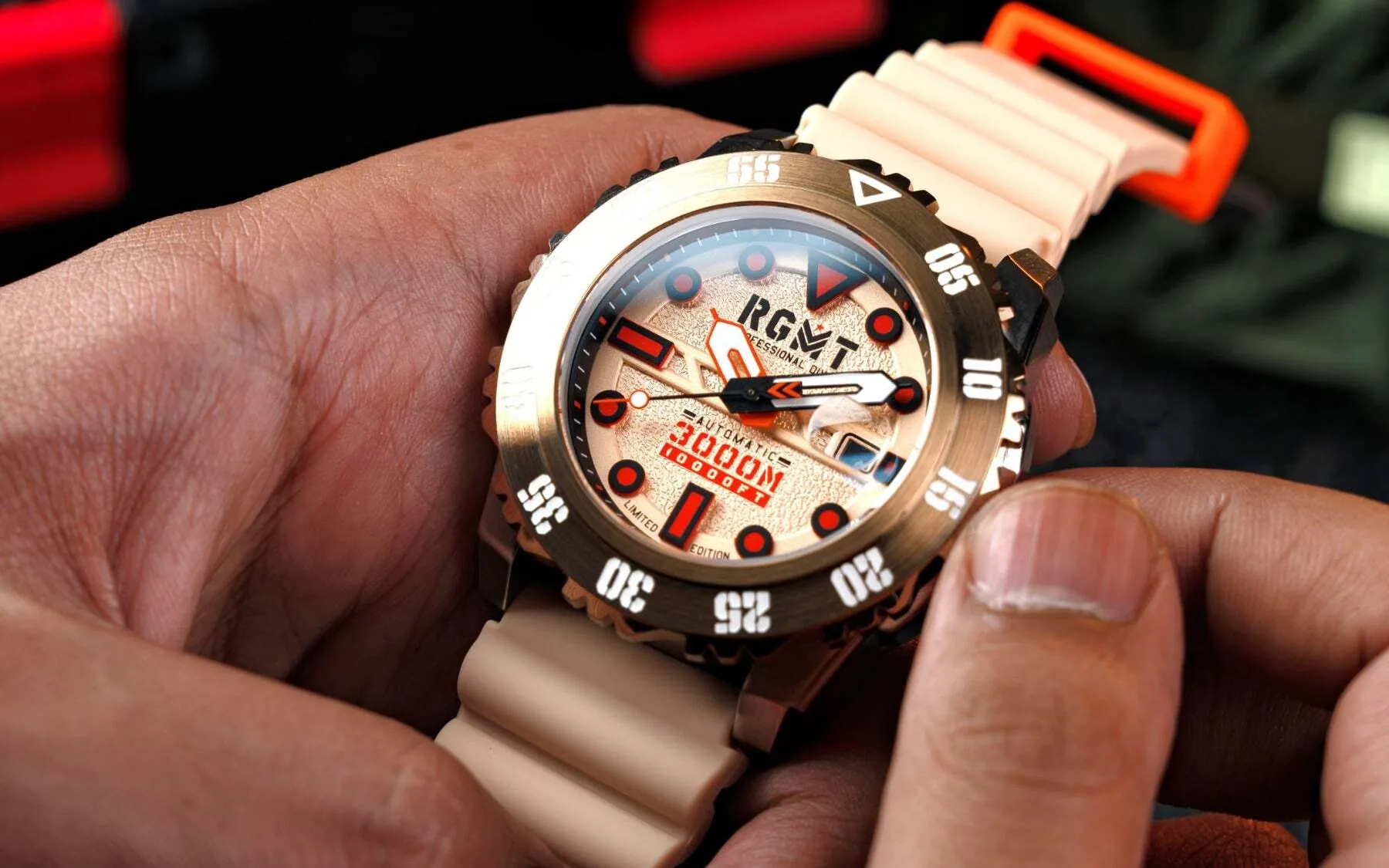 Rgmt ohio automatic limited edition tawny brown 3