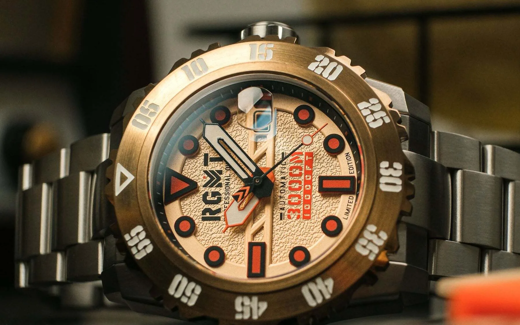 Rgmt ohio automatic limited edition tawny brown 7