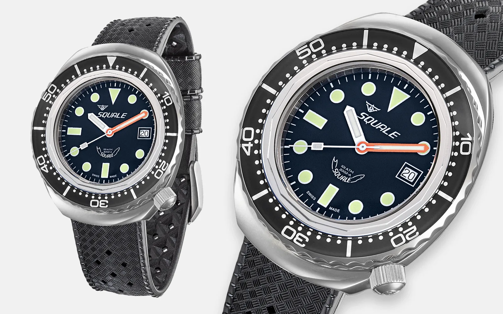 Squale 2002 black round dots 2