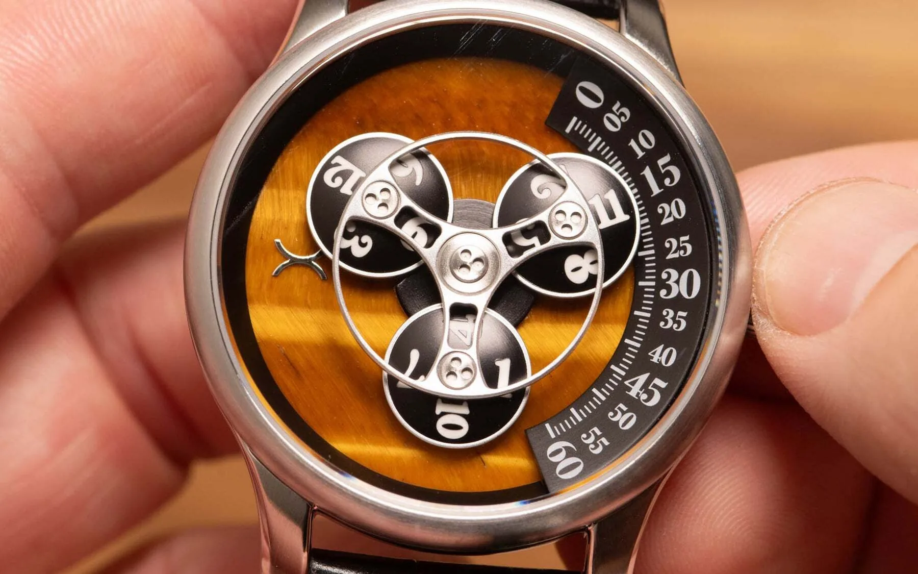 Xeric triptych automatic stone edition tigerseye 2